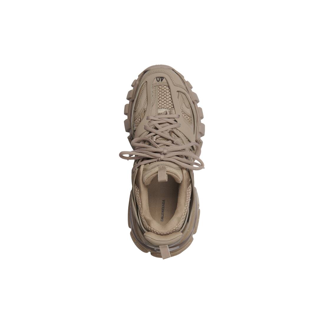 Women’s Track Sneaker Recycled Sole in Beige - Image 6